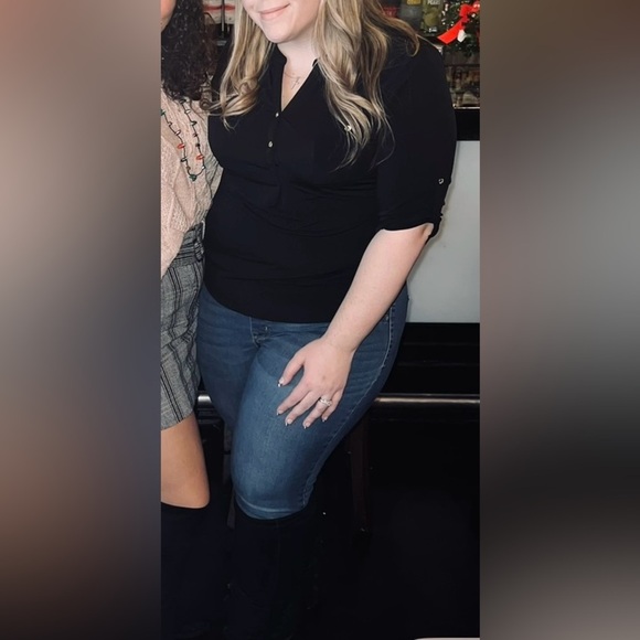 Ellen Tracy Black Blouse - Picture 5 of 5